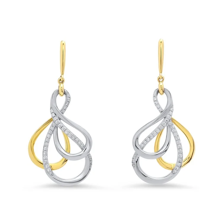 Intertwined Infinity .30cttw Diamond Earrings