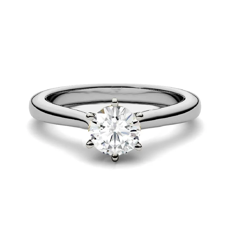 5mm Charles & Colvard Moissanite Solitaire