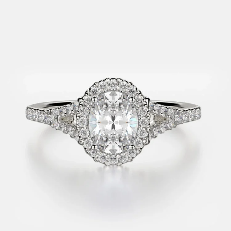 Adrianna Oval Cut Ring Design