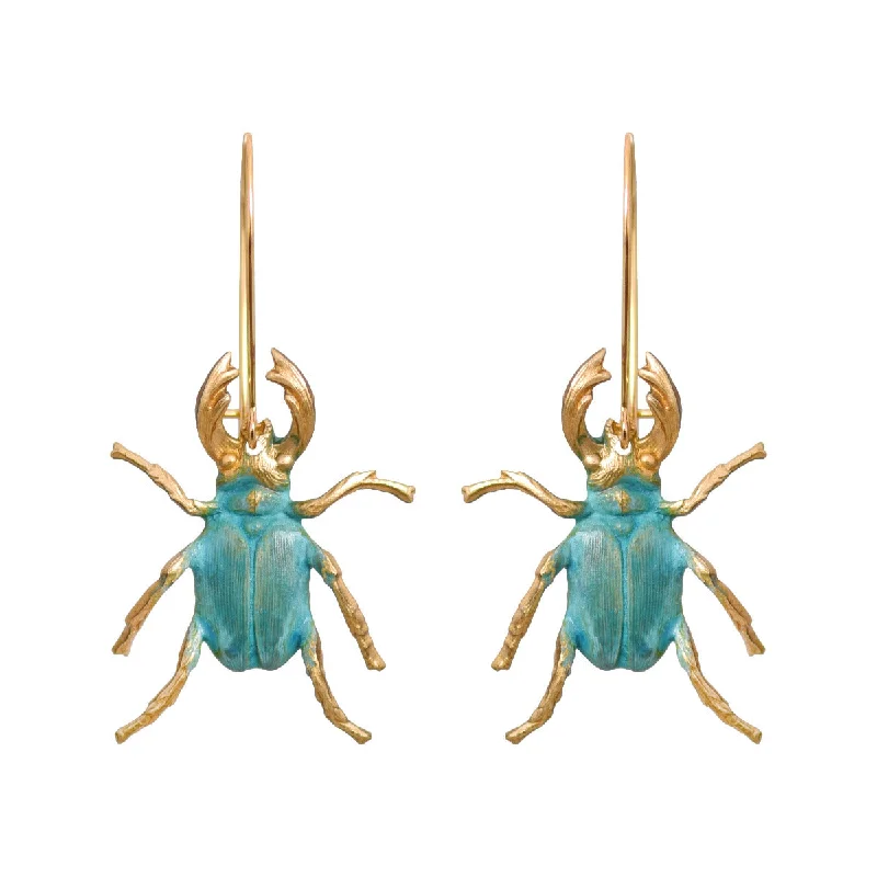 Beetle Earrings