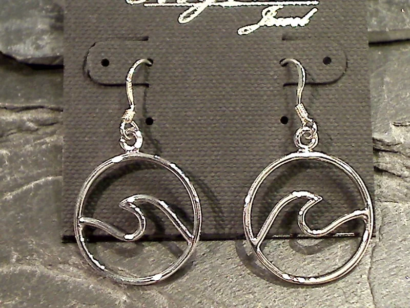 Sterling Silver Wave Earrings