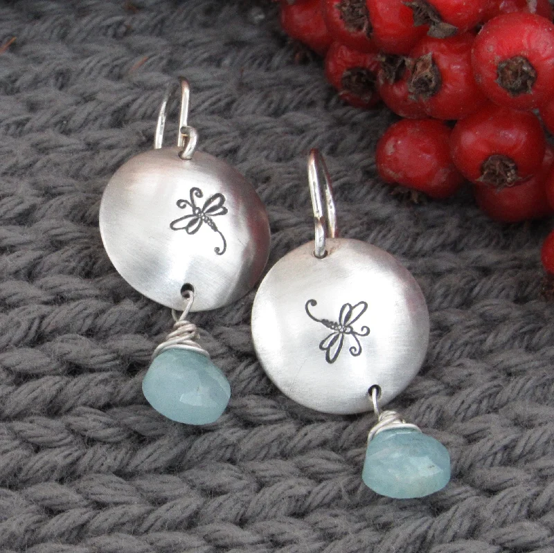 Mini Dragonfly Earrings