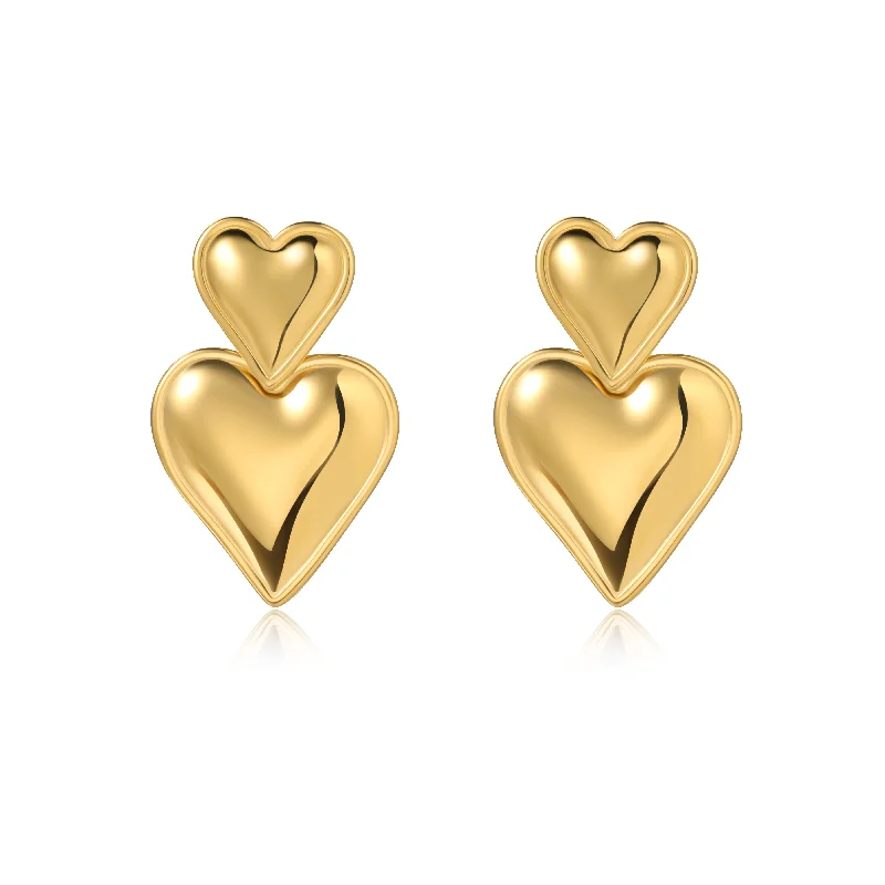 Brynn Heart Earring