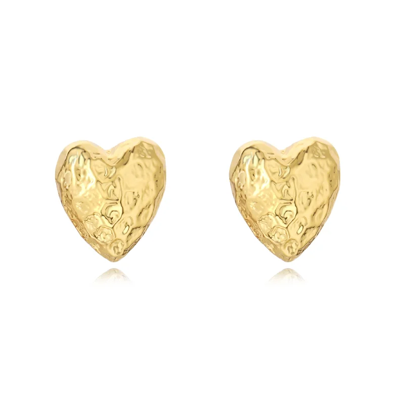 Corinne Heart Studs