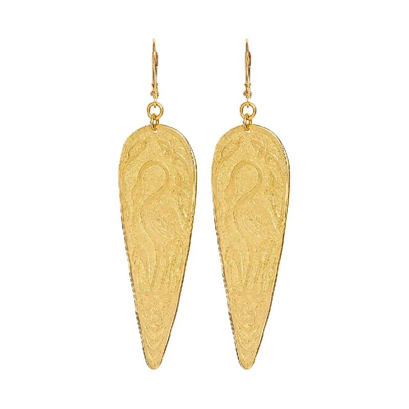 Crane Earrings