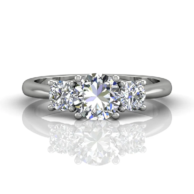 Three Stone Engagement Ring