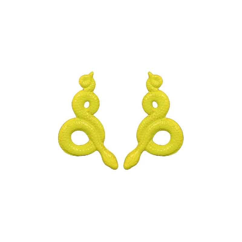 Lime Viper Earrings