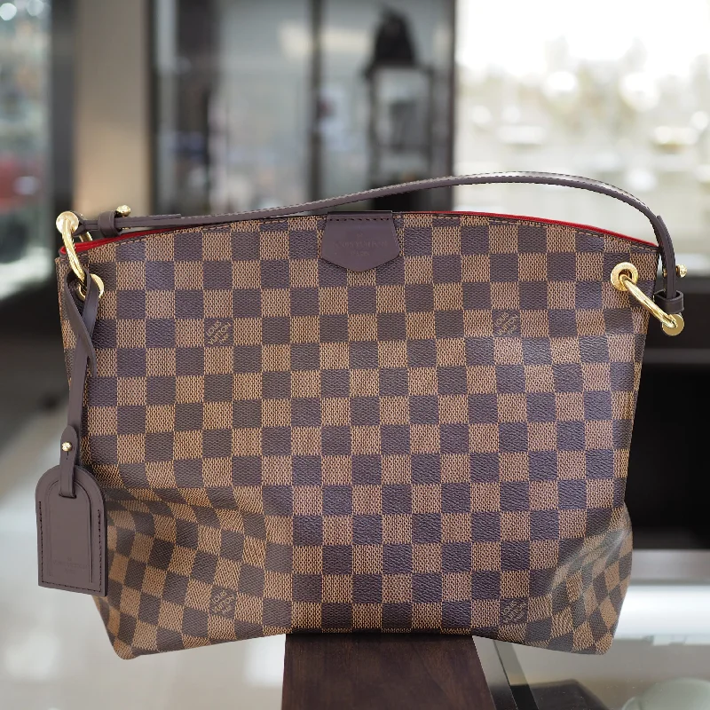 Louis Vuitton Graceful PM Damier Ebene Handbag