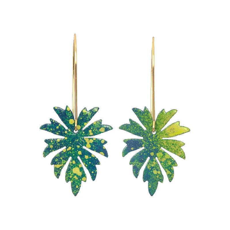 Monstera Earrings