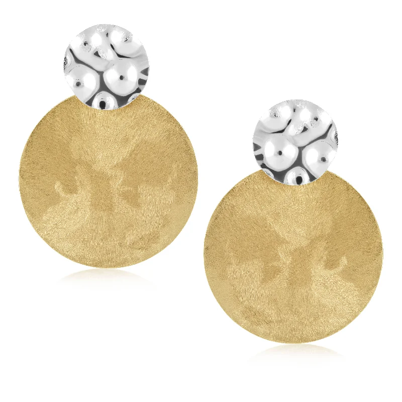 Noah Two Tone Statement Earring