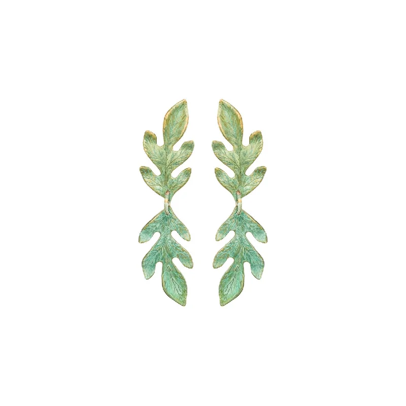 Oak Leaves Studs