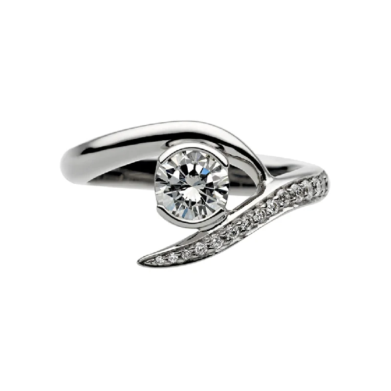 Entwined Rapture50 Engagement Ring - Platinum & 0.63ct Diamond