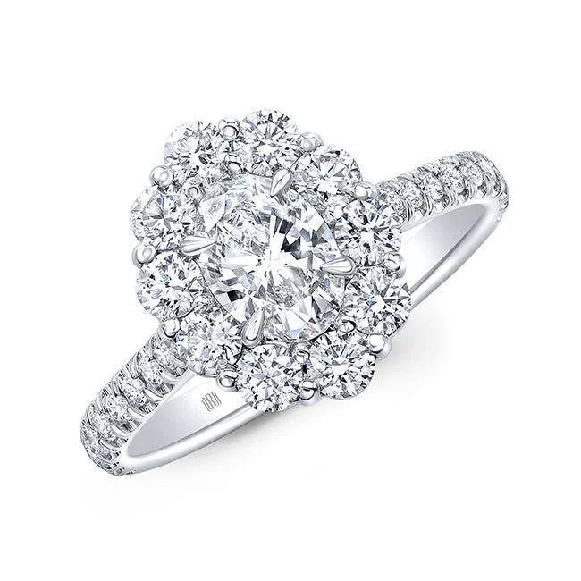 Rahaminov Cluster Engagement Ring