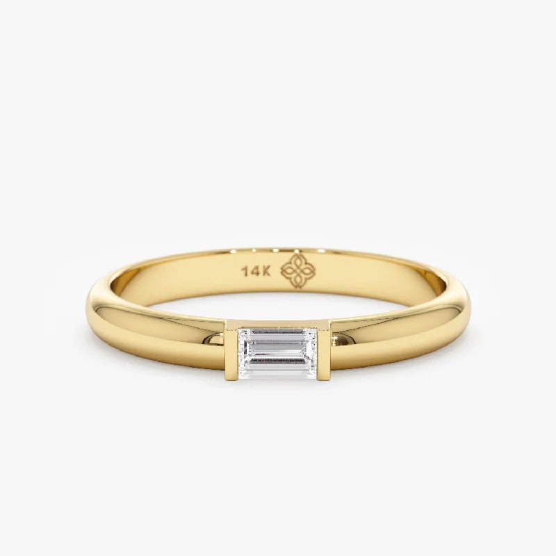 Single Baguette Diamond Ring, Annie