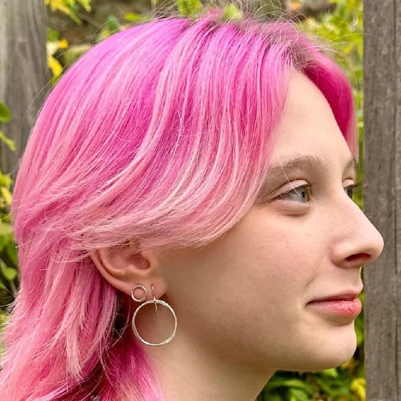 Tiny Circle Post Earrings