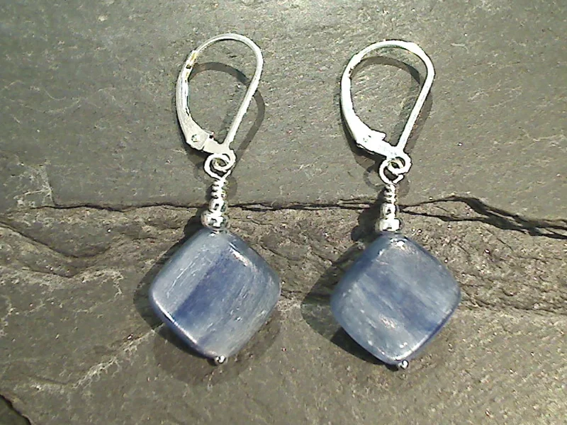 Kyanite Sterling Silver Earrings