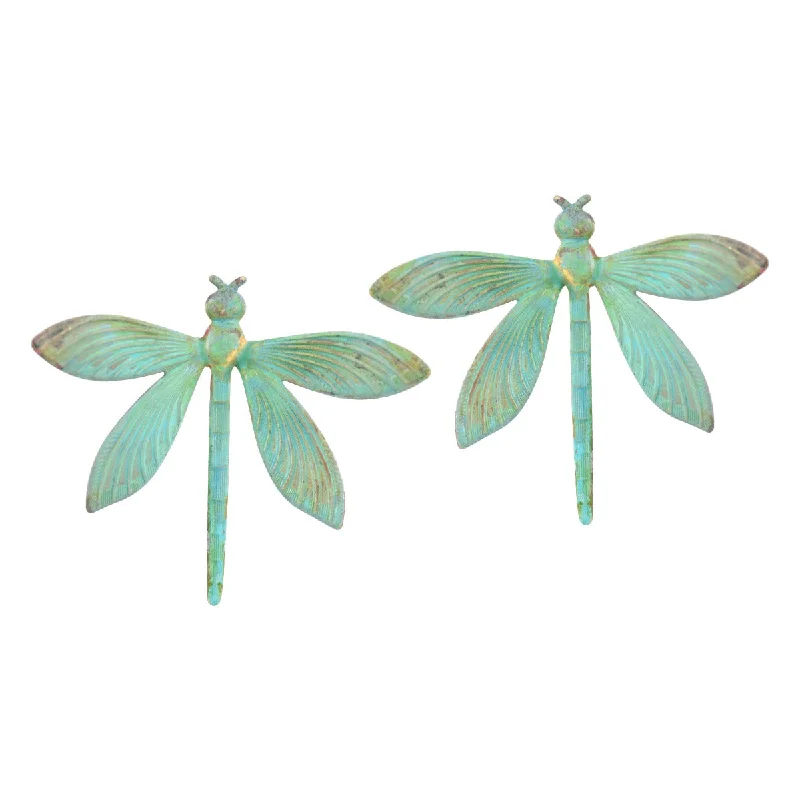 Verdigris Dragonfly Earrings