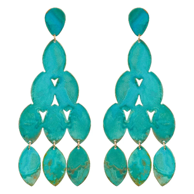 Verdigris Kiketta Earrings