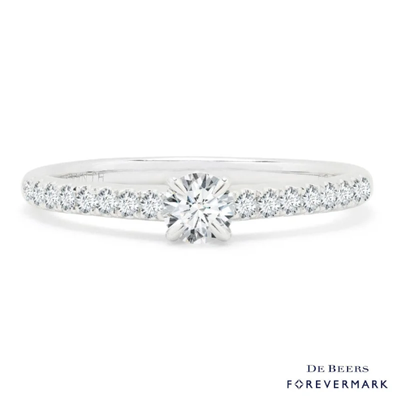 Forevermark Diamond Engagement Ring in 18kt White Gold (1/2ct tw)