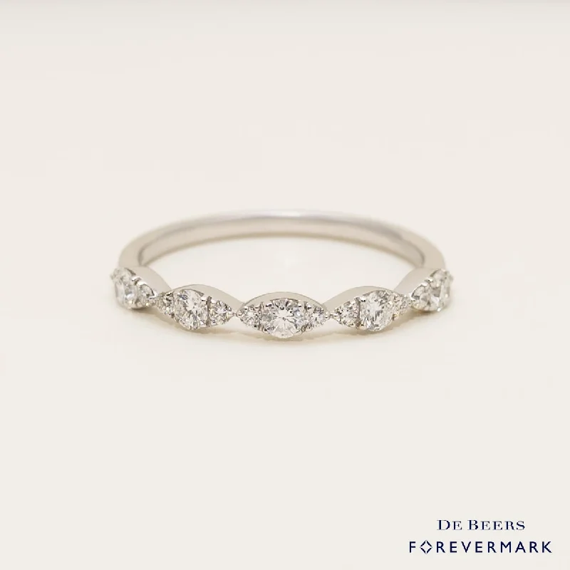 Forevermark Petite Micro Pave Diamond Band in 18kt White Gold (1/3ct tw)