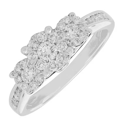 Lovebright Diamond Engagement Ring in 14kt White Gold (3/4ct tw)