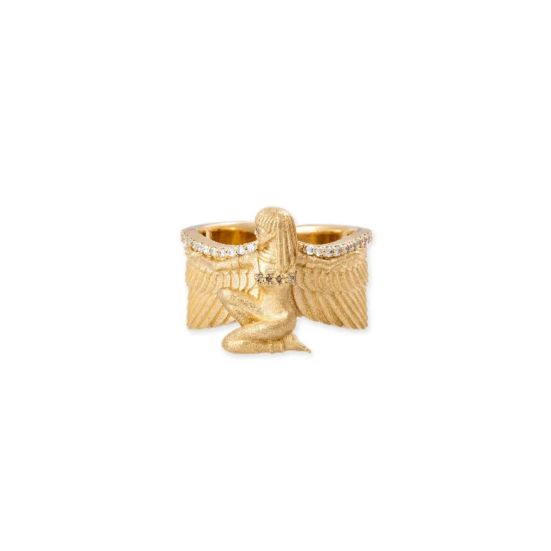 PAVE DIAMOND ISIS RING