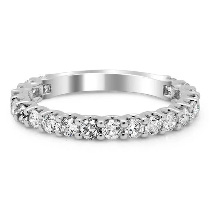 U-Prong Diamond Wedding Ring