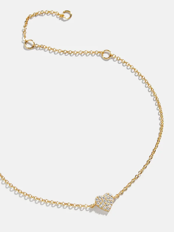 18K Gold Heart Bracelet - Heart