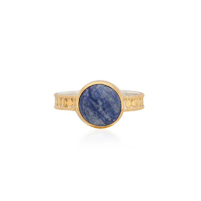 Anna Beck Medium Dumortierite Stacking Ring