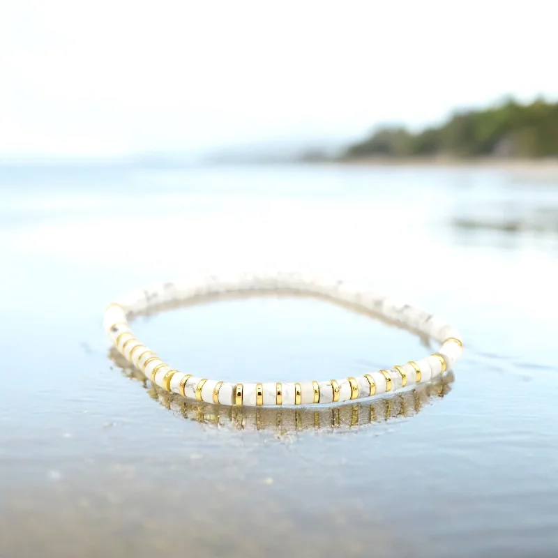 WEDDING VOWS - Howlite Accent Bracelet