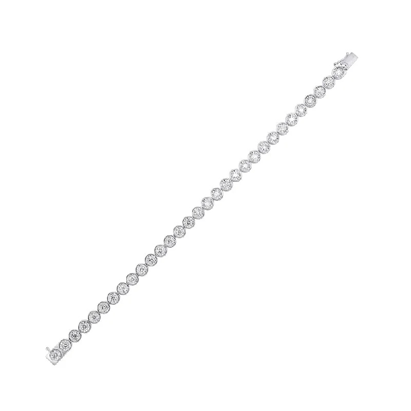 14KT WHITE GOLD DIAMOND (1CTW) BRACELET