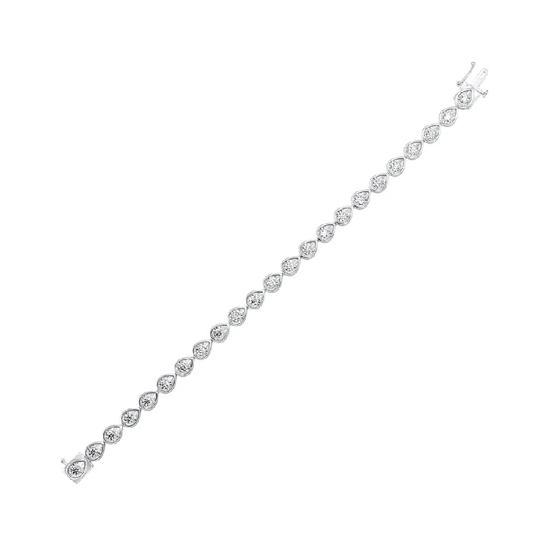 14KT WHITE GOLD DIAMOND (2 1/2CTW) BRACELET