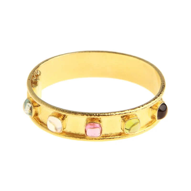 Narrow Flat 'Tutti Frutti' Bangle