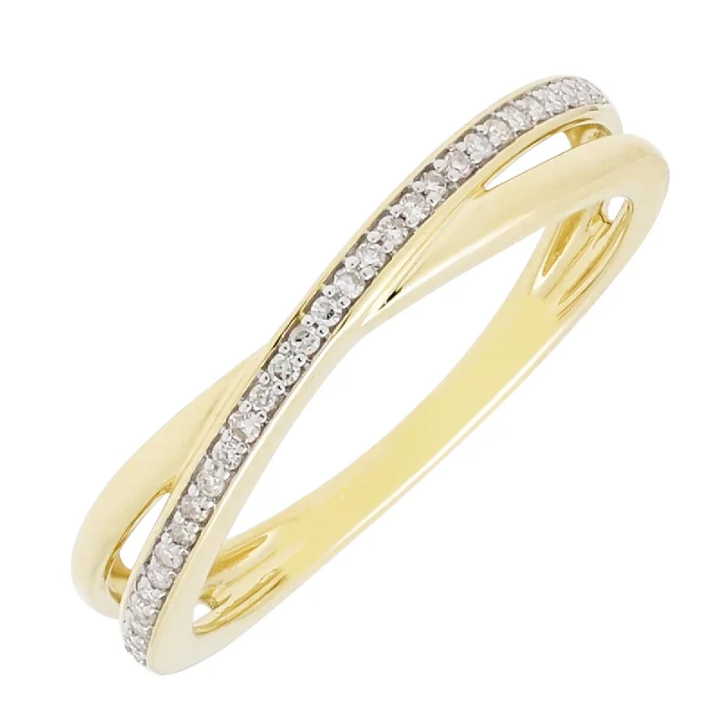 Diamond Fashion Ring in 10kt Yellow Gold (1/10ct tw)