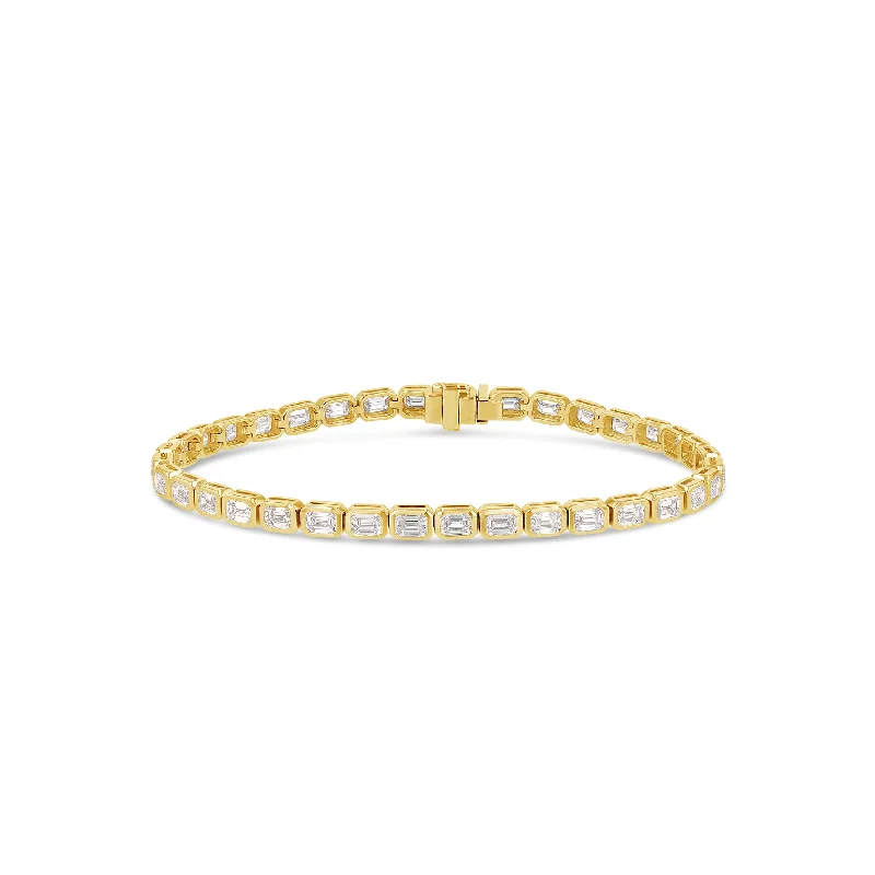 Emerald Cut Tennis Bracelet