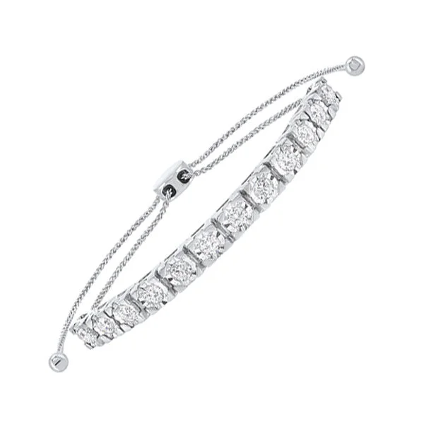 14KT WHITE GOLD DIAMOND (1 1/2CTW) BRACELET