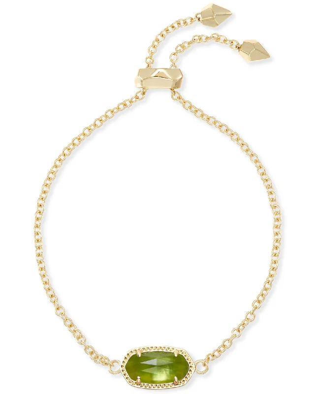 Kendra Scott Elaina Bracelet - Gold Peridot Illusion