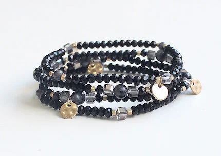 Meghan Browne Haddie Bracelet - Black