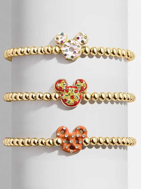 Disney Character Bite Pisa Bracelet - Mickey Mouse Donut Pisa