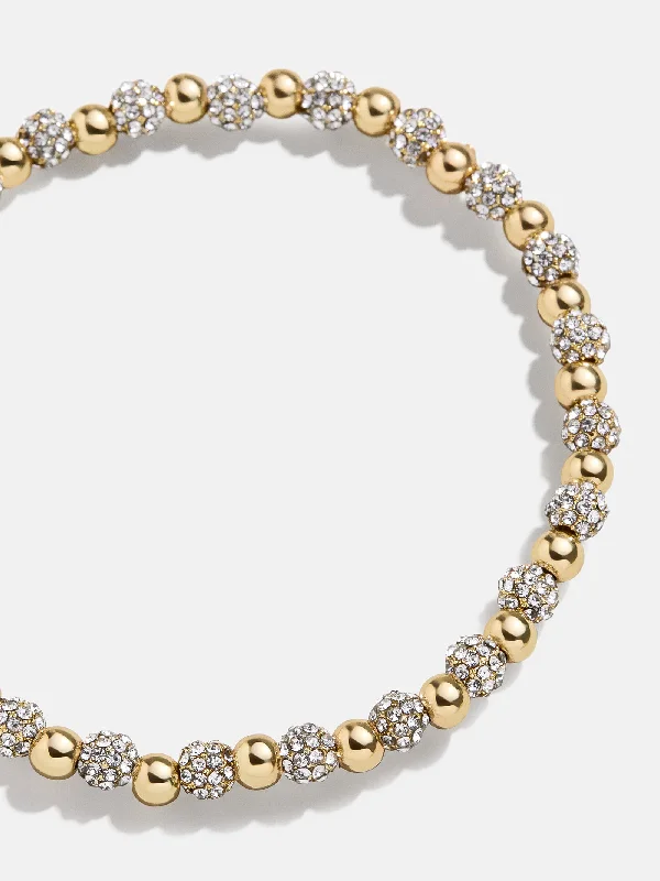 Nia Pisa Bracelet - Gold/Pavé