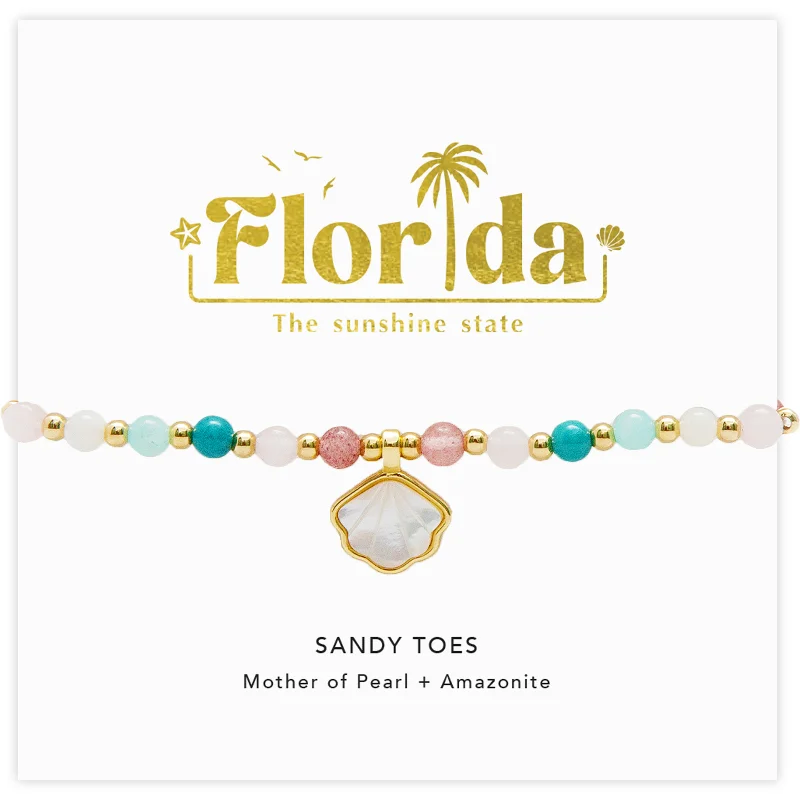 Florida Sandy Toes Bracelet