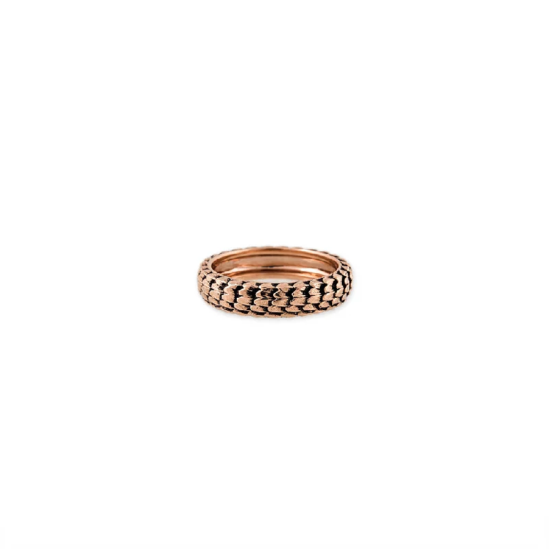 SNAKE SKIN BAND RING